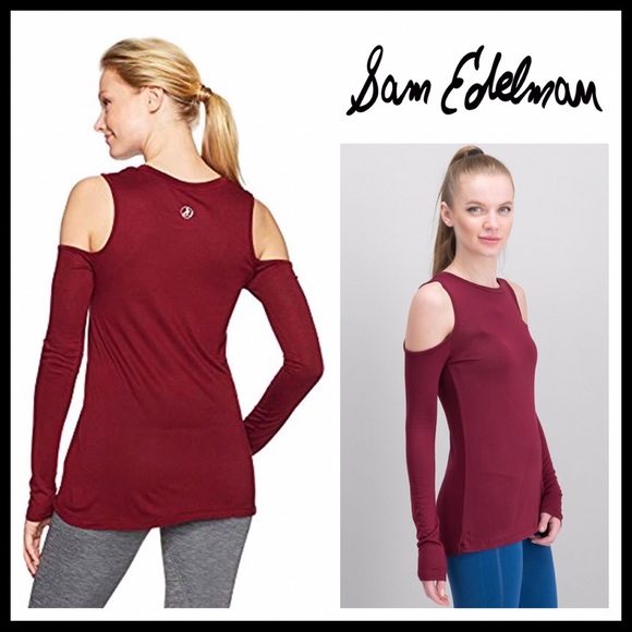 Sam Edelman Tops - SAM EDELMAN COLD SHOULDERS LONG SLEEVES TEE A2C
